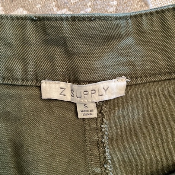 Z Supply Olive Green Cargo Pants Small in EUC - Picture 4 of 7